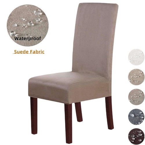 Suede fabric dining chair - suede,