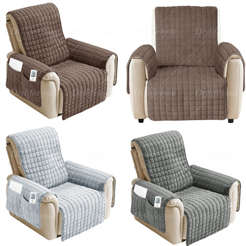 Plush non slip recliner sofa - slip,