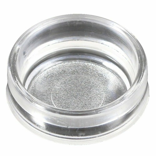 Small clear castor cups - 4, x