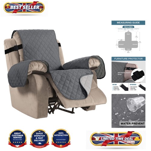Geometric recliner chair cover - chair,