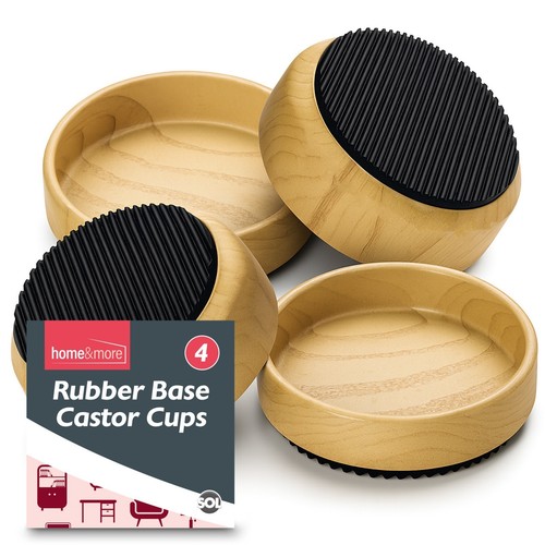 Rubber castor cups - 4-16,