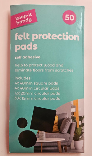 Self adhesive felt pads - felt, 50pcs