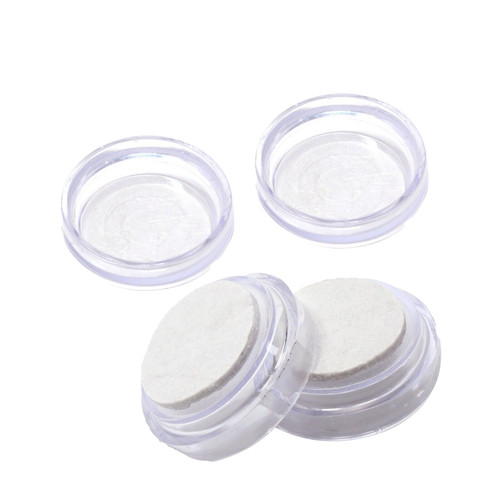 Castor cups large clear - castor,