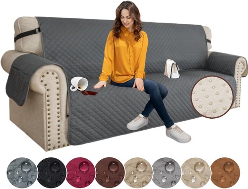 Seater quilted sofa cover - 3,
