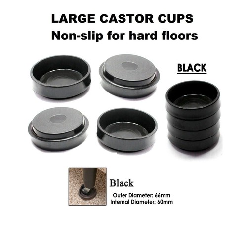 Castor cups anti slip carpet - cups,